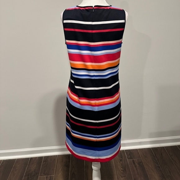 Colorful Striped workwear Dress size 4 - Picture 3 of 7